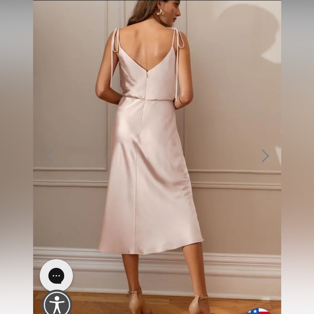 Jenny Yoo Bridesmaid Dress size 6 in Prosecco